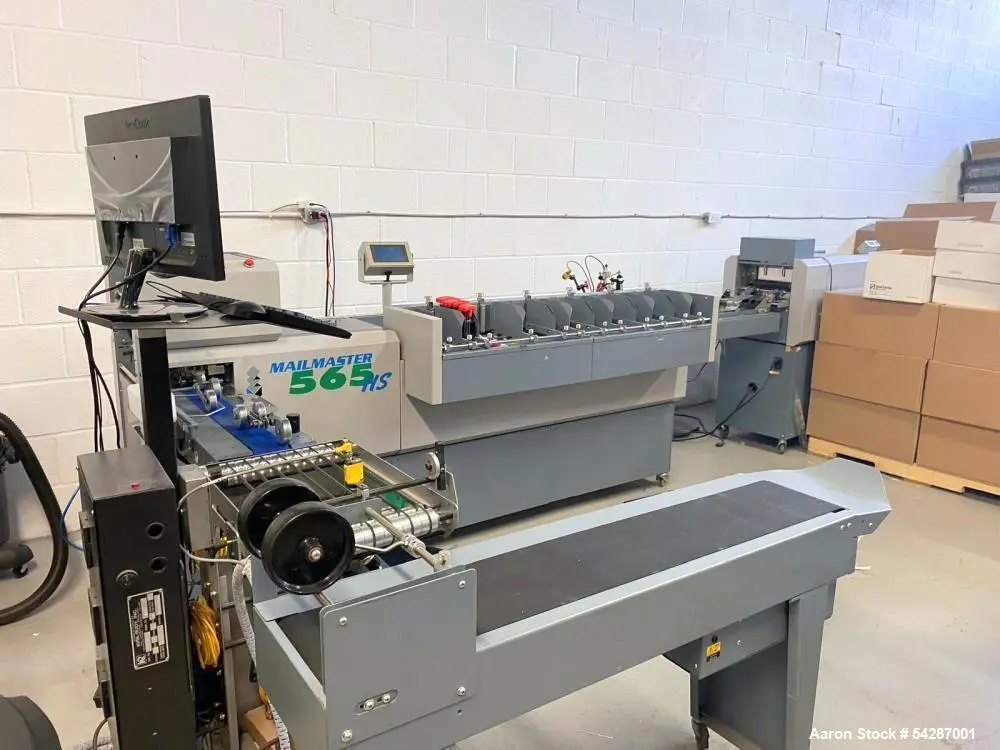 Used KAS Mailmaster HS565 Envelope Inserting System | High-Speed Mail Insertion Line | Fully Refurbished
