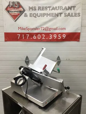 Bizerba 2017 GSPH Manual Deli Slicer Fully Refurbished Tested Working!