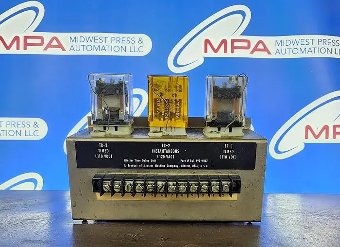 Used MINSTER 490-0107 Relays & Switches Michigan US | Midwest Press and Automation #633205