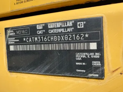 2005 Caterpillar M316C