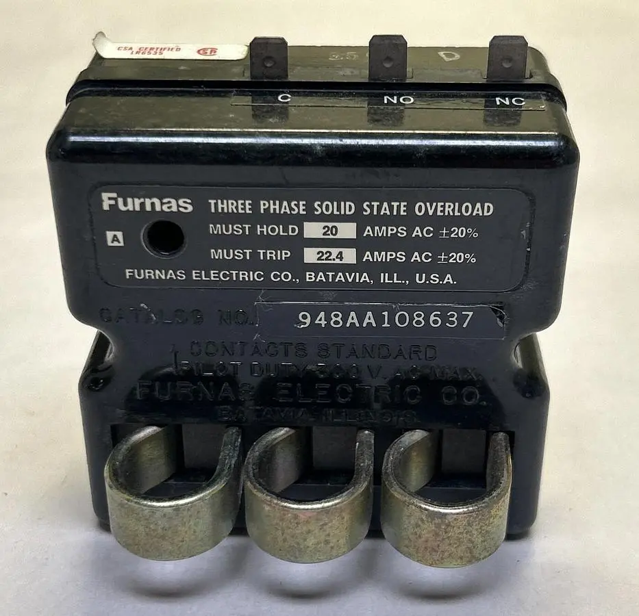 Used FURNAS 948AA108637 Miscellaneous Equipment (Electrical & Power) Ohio US | Surplus Asset Holdings #1236585