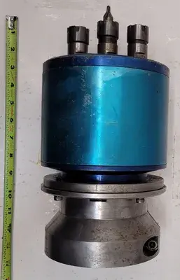 3 SPINDLE DRILLING HEAD ATTACHMENT, FIT ON 4" SPINDLE, DIMENSIONS: 9" H X 2 1/4" SPINDLE HEIGHT