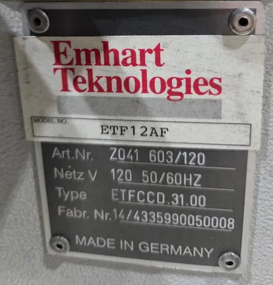 USED EMHART ETF12AF