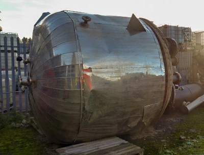 7,000L S/S Limpet 1/2 coiled Reactor