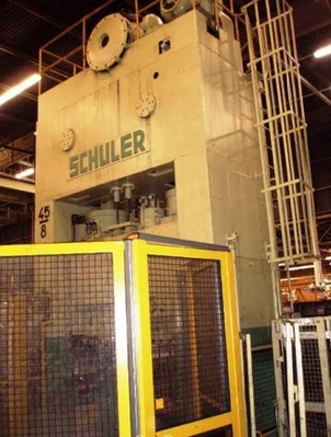400 Ton, SCHULER P2E2Sqs-400/2.2/04, 400mm STR, 2200X800mmBA, (2)ROL BOL, 2 PRES