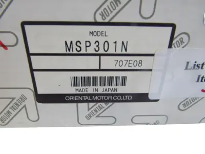NEW ORIENTAL MOTOR MSP301N SPEED CONTROLLER