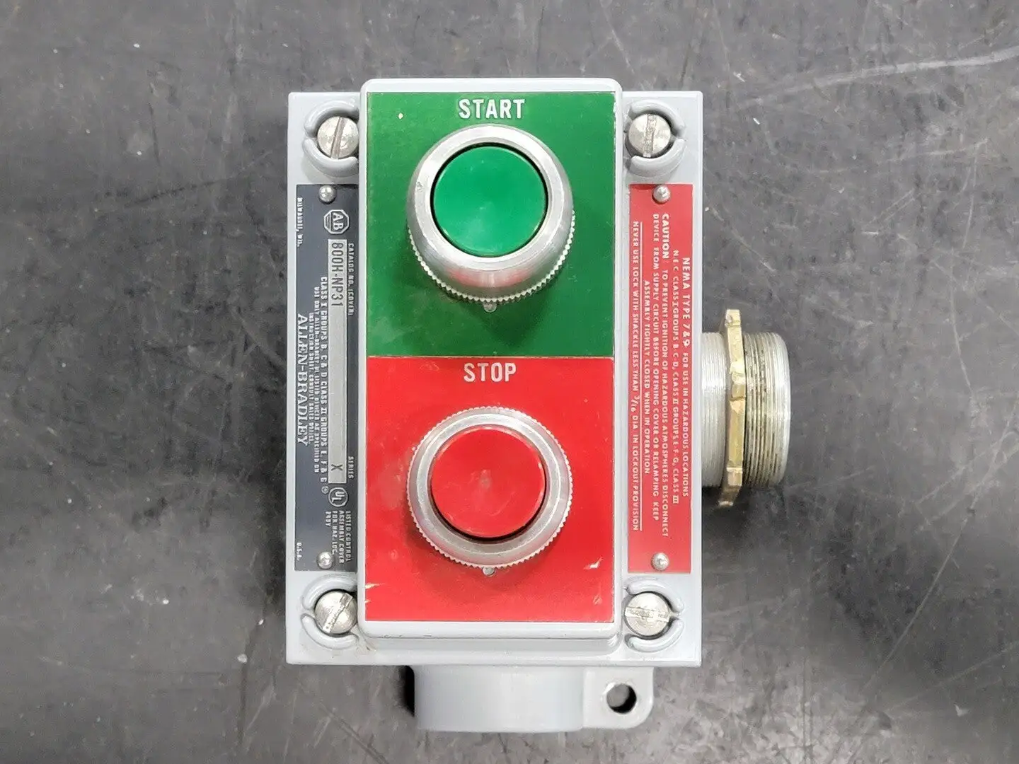USED ALLEN-BRADLEY 800H-NP31