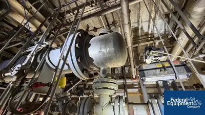 USED AT&F Advanced Metals LLC 359 Sq Ft AT&F Advanced Metals Heat Exchanger, Incoloy 20, 100/100#