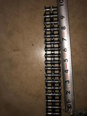New | in-Stock AFTERMARKET #50 DOUBLE ROLLER CHAIN - 10FT Commercial Materials & Supplies Pennsylvania US | East West Machinery & Drilling #1416318