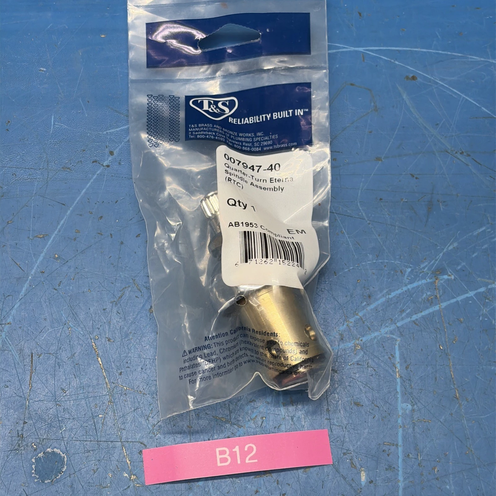 New | in-Stock T&S 007947-40 Misc Fasteners Indiana US | J&J Industrial Supply #1513151