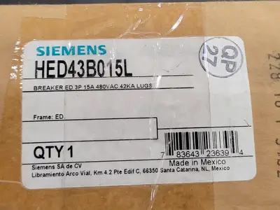 NEW SIEMENS HED43B015