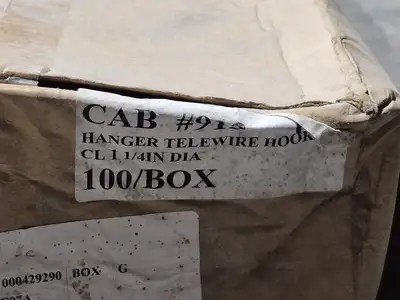 1-1/4" Dia Hanger Telewire Hook CAB912 (Box of 100)