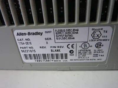 USED ALLEN BRADLEY 1794-OB16 SER A