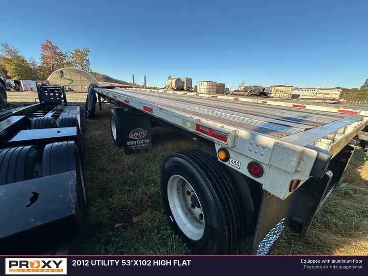 Used 2012 UTILITY 48'X102 HIGH FLAT Flatbed Trailers Pennsylvania US | Proxy Equipment #1379175