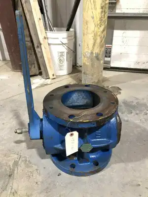 CGA 6″ CI Lever-Operated Gas Shut-Off Plug Valve 125PSI