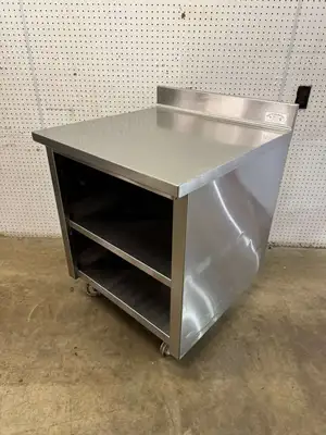 Used Pro Stainless Inc Used 29"x 29" Stainless Steel Cabinet Stand Food Prep Tables Illinois US | Falcon Restaurant Supply #1374394