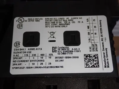 New | in-Stock SIEMENS 3RT20271BB443MA0 PLC Contactors Ohio US | HGR 24 #786951