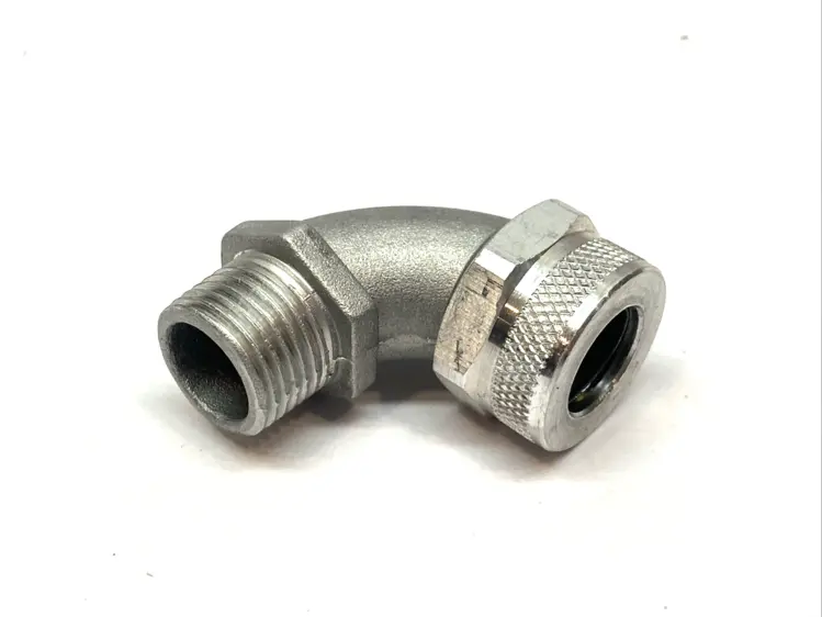 New | in-Stock Remke Cord Grip Less Bushing Aluminum 90 Degrees 1/2" Electrical Fittings Michigan US | Maverick Industrial Sales #1399960