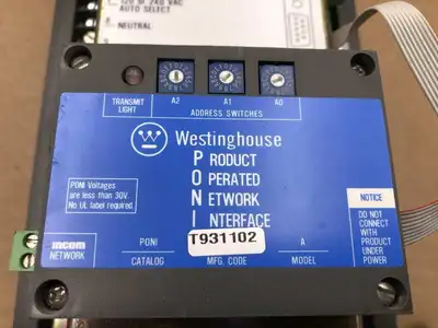 Westinghouse Assemblies Electronic Monitor II Breaker Monitor / Control 120/240V