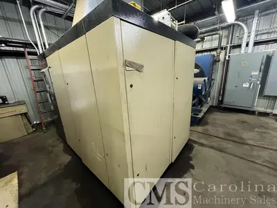 USED QUINCY AND INGERSOLL RAND AIR COMPRESSOR ROOM WITH DRYERS