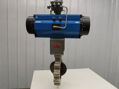 Velan L16-0CP13-DCJA Torqseal 10" Stainless Lug Butterfly Valve w/Rotex Actuator