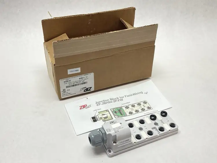 Used AUTOMATIONDIRECT ZIPPORT JUNCTION BLOCK 8-PORT M12 5-PIN 3A 48V Electrical Boxes Michigan US | Maverick Industrial Sales #1092083