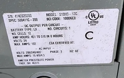 USED AMETEK 510H3-12G