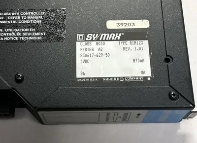 Used SYMAX 8030-RIM-123 Industrial Controls | Surplus Asset Holdings #1222084