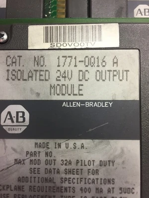 USED ALLEN  BRADLEY 1771-OQ16
