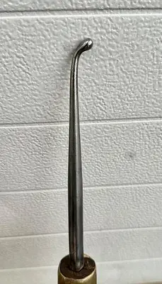 Metal Ball Tipped Hook Spinning Tool ~ 21" Length 5/16 Ball Tip ~ (5804)