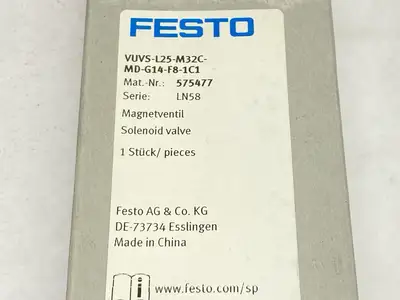 VUVS-L25-M32C-MD-G14-F8-1C1, 575477 | Festo VUVS-L25-M32C-MD-G14-F8-1C1 Pneumatic Solenoid Valve 575477 - New Other
