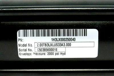 NEW PARKER 1H3LX000250040 CYLINDER 2.00TB3LXLUS33A3.000
