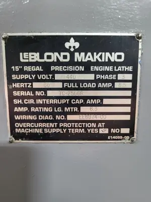 Used LEBLOND 15 REGAL Engine Lathes Kentucky US | Aucto #565288