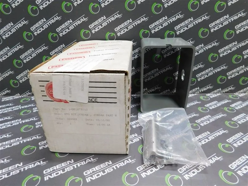 Fisher 14B8167X012 Jordan Mounting Kit Jordan Part 6 Used