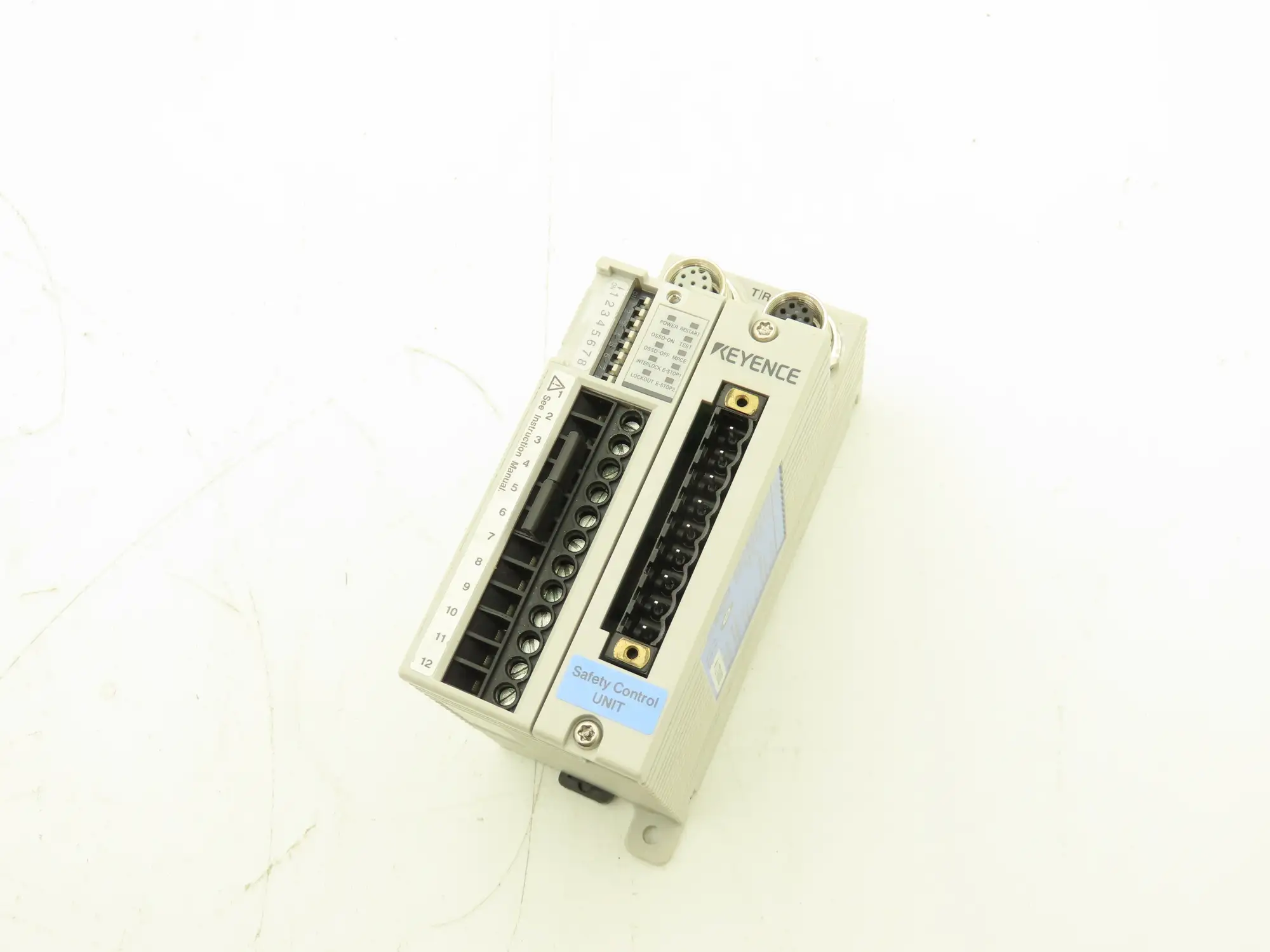Keyence SL-R11E Safety Relay Control Unit 24VDC Din Rail Mount