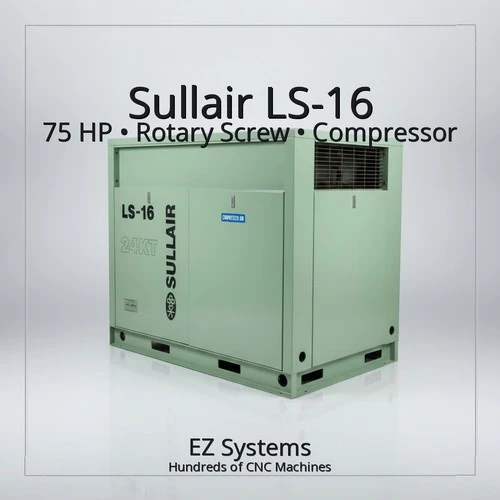 Used 1998 Sullair LS-16 Rotary Screw & Sliding Vane Air Compressors Colorado US | [EZ] EZ Systems #1786838
