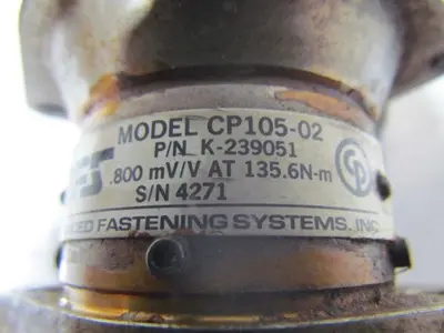 Atlas Copco CP105-02 462EMDMT600 1/2" drive inline electronic nutrunner K-239051