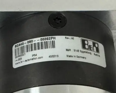 NEW B&R 80MPH6.300S114-01 STEPPER MOTOR W/ 8GA40-0MPH6-00002 & 8GA40-080-003S2PH