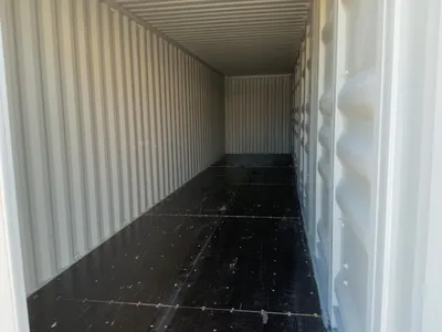 2026 40’L x 8’W x 9’ 6”T High Cube Shipping/Ground Container, swing doors on one end and four sets o...