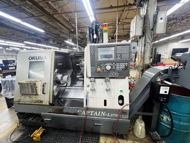 Used 2005 OKUMA CAPTAIN L-370 CNC Lathes Illinois US | BLUMBERG MACHINERY COMPANY #396469