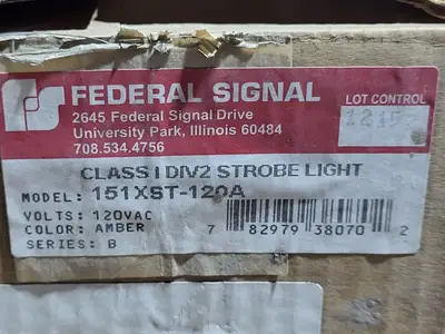 New | in-Stock FEDERAL SIGNAL 151XST-120A Lighting British Columbia CA | Lenmark #1440043