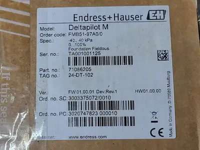 New | in-Stock ENDRESS+HAUSER FMB51-CA41JD1FGA80AHJB3UM Misc Electrical & Power Parts British Columbia CA | Lenmark #913973