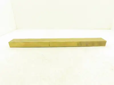 360 Yellow Brass Stock Rectangle Flat Bar 1-1/2"x 2-1/2"x 25"L  28.5lbs