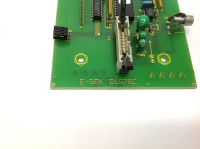 USED KEBA KEYPAD MEMBRANE CONTROL BOARD ASSEMBLY