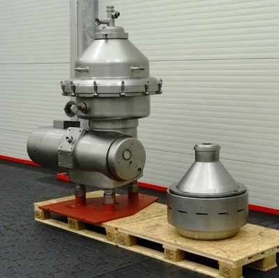 Alfa-Laval MRPX 214 TGV-74 warm milk separator, 316SS.