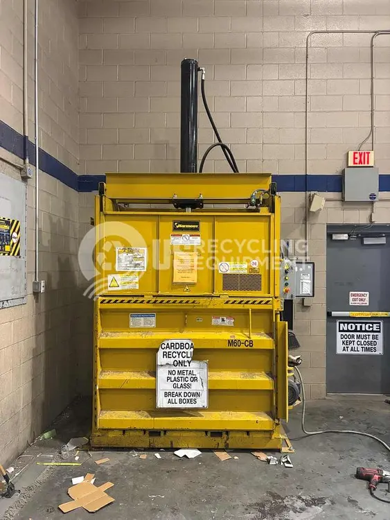 Used HARMONY / HARRIS / PTR THREE (3) 60" VERTICALS Balers | US Recycling Equipment #474565