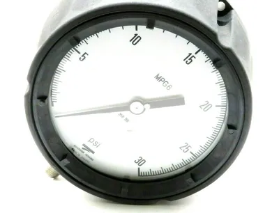 NEW BOURDON SEDEME MPB.S-130 GAUGE 1/4NPT 0+30PSI MPBS130