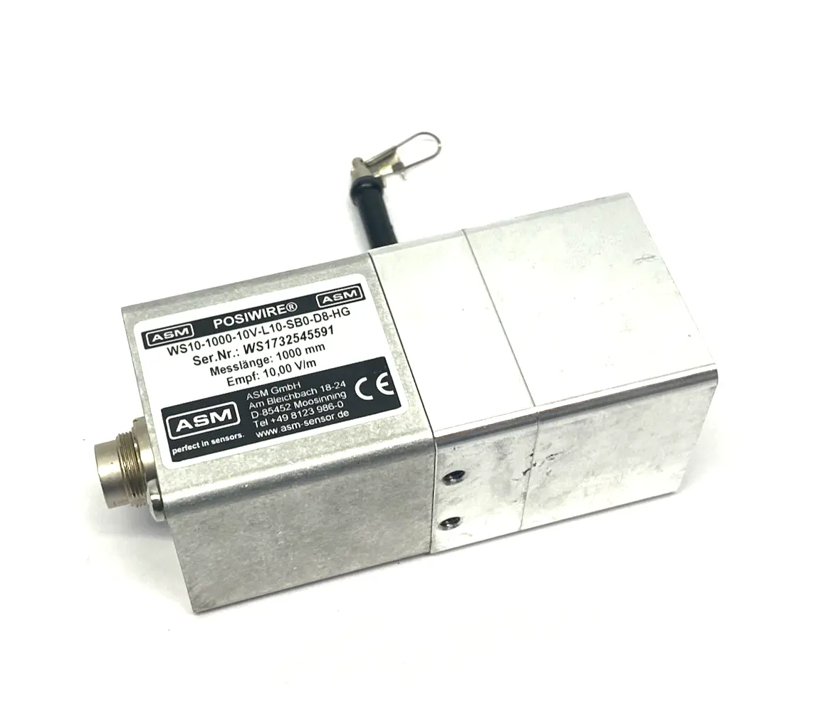 Used ASM posiwire® Cable Extension Position Sensor 1000mm Sensors Michigan US | Maverick Industrial Sales #1502351
