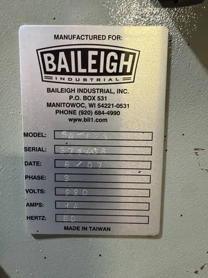 2007 BAILEIGH SW-623 Ironworkers | RELCO MACHINERY (10)