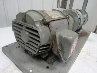 GAST 6066-V107A-T339 55CFM 15PSI 3HP Rotary Vane Oil-Less Vacuum Air Pump 3Ph